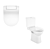 ROCA Multiclean Premium Round + ROCA Access COMFORT HEIGHT close coupled toilet