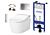 TOTO Washlet RW Auto Flush Version + Toto RP WC + Toto Cistern Frame + Toto Flush Plate complète